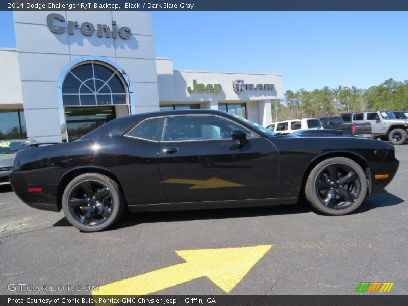 Black / Dark Slate Gray 2014 Dodge Challenger R/T Blacktop