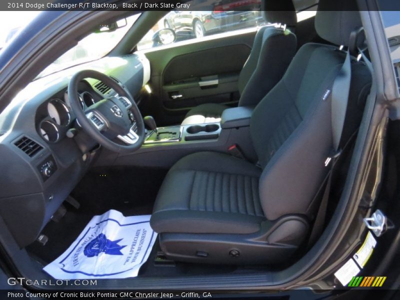 Black / Dark Slate Gray 2014 Dodge Challenger R/T Blacktop