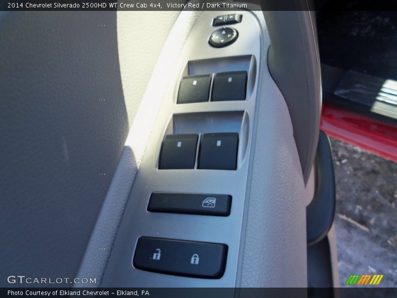 Victory Red / Dark Titanium 2014 Chevrolet Silverado 2500HD WT Crew Cab 4x4