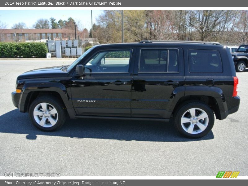 Black / Dark Slate Gray/Light Pebble 2014 Jeep Patriot Latitude