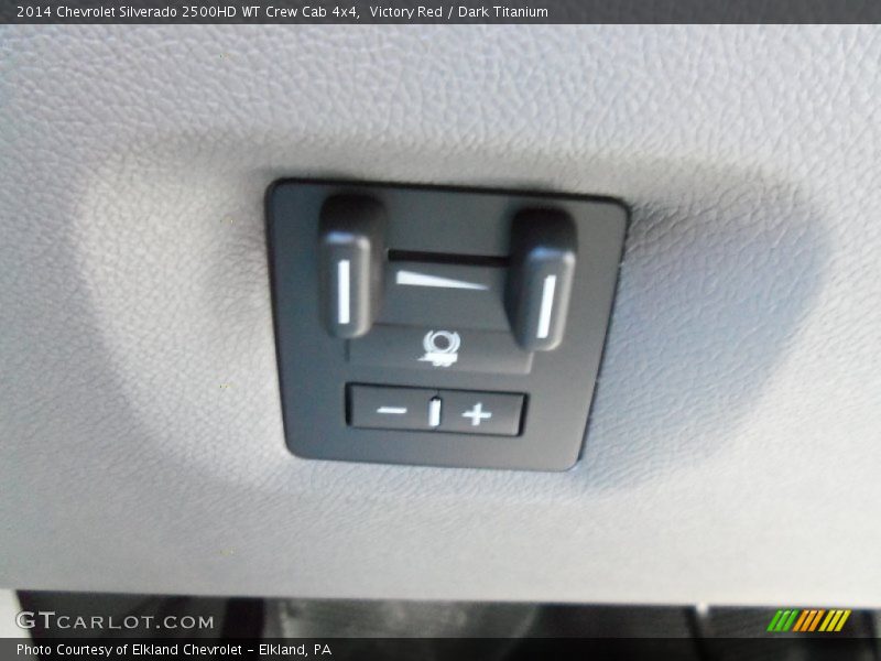 Victory Red / Dark Titanium 2014 Chevrolet Silverado 2500HD WT Crew Cab 4x4
