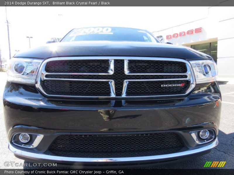 Brilliant Black Crystal Pearl / Black 2014 Dodge Durango SXT
