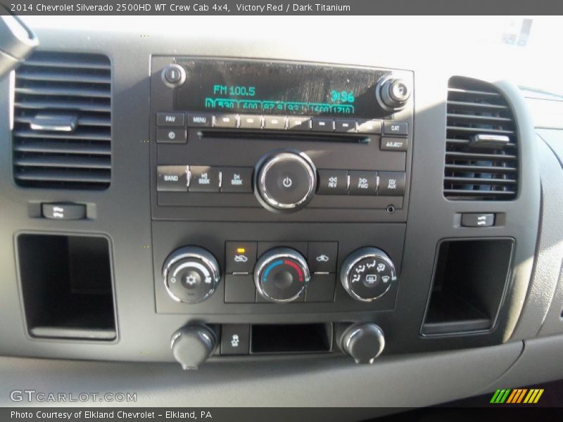 Victory Red / Dark Titanium 2014 Chevrolet Silverado 2500HD WT Crew Cab 4x4