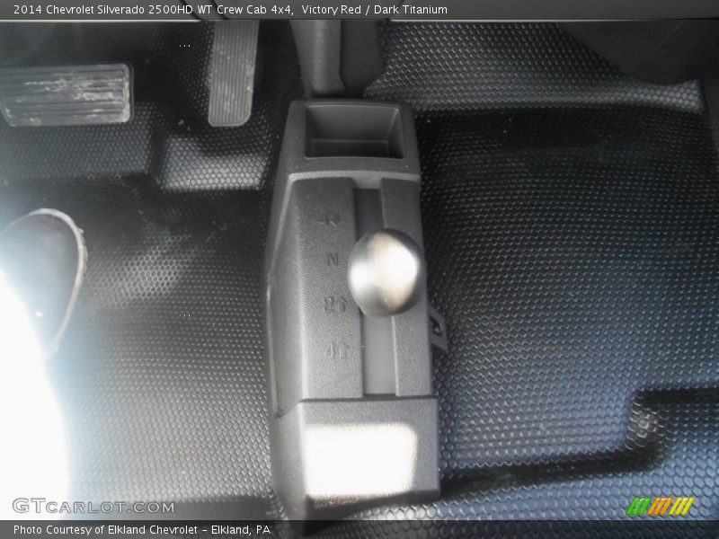 Victory Red / Dark Titanium 2014 Chevrolet Silverado 2500HD WT Crew Cab 4x4