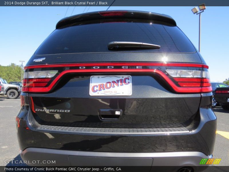 Brilliant Black Crystal Pearl / Black 2014 Dodge Durango SXT