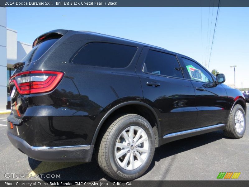 Brilliant Black Crystal Pearl / Black 2014 Dodge Durango SXT