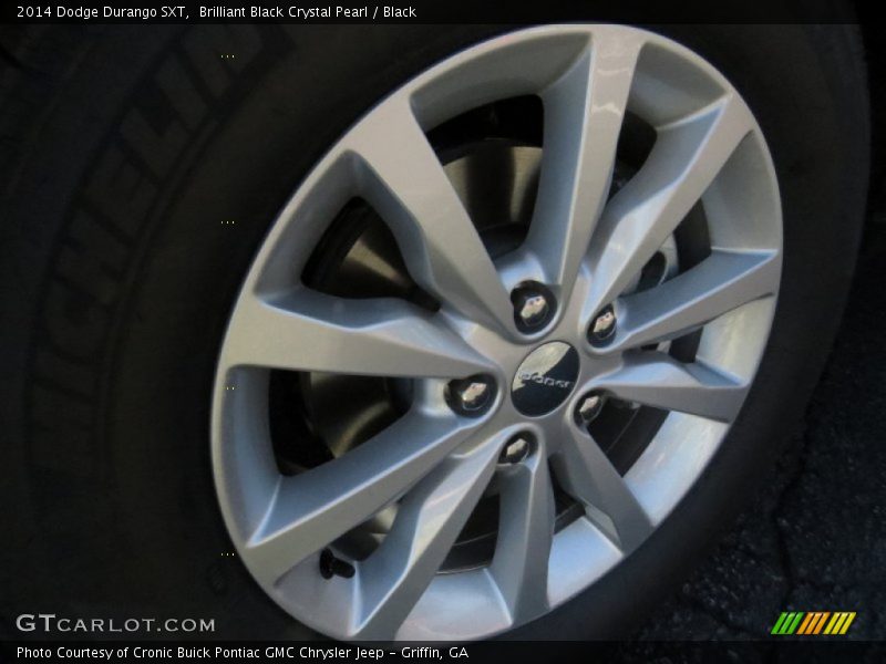 Brilliant Black Crystal Pearl / Black 2014 Dodge Durango SXT