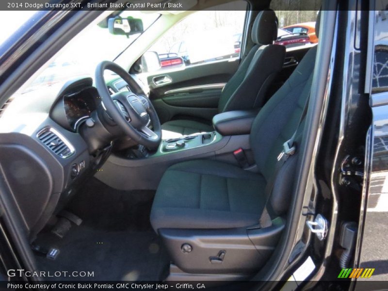 Brilliant Black Crystal Pearl / Black 2014 Dodge Durango SXT