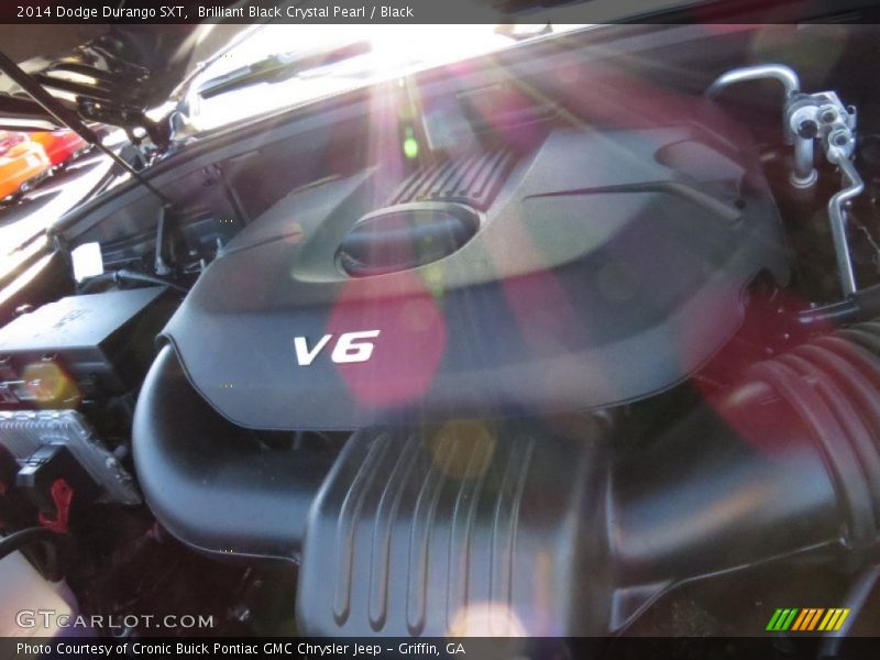 Brilliant Black Crystal Pearl / Black 2014 Dodge Durango SXT