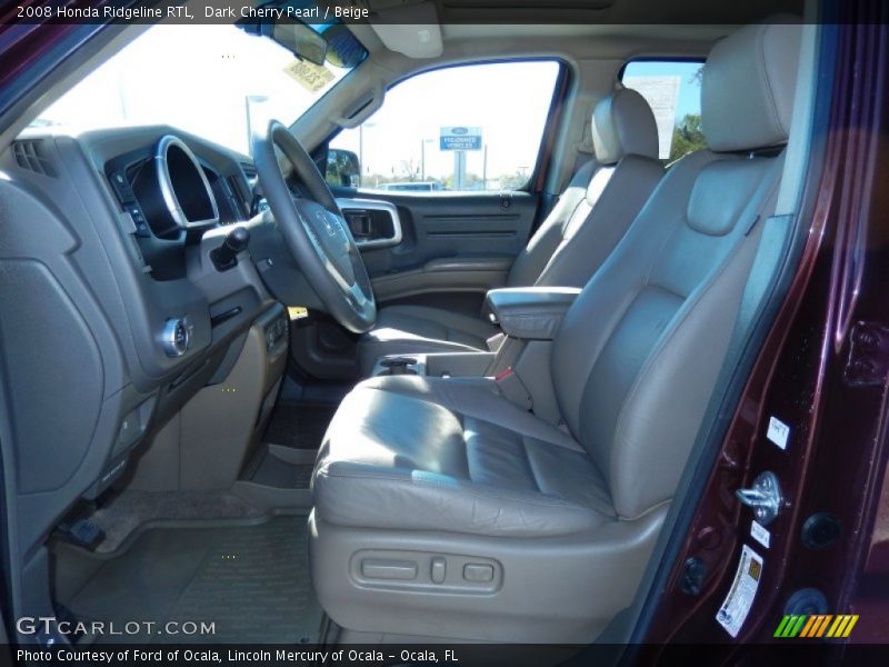 2008 Ridgeline RTL Beige Interior