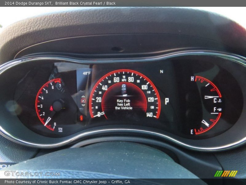 Brilliant Black Crystal Pearl / Black 2014 Dodge Durango SXT