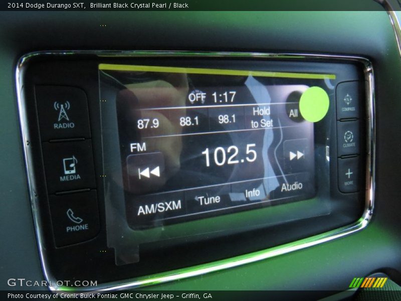 Brilliant Black Crystal Pearl / Black 2014 Dodge Durango SXT