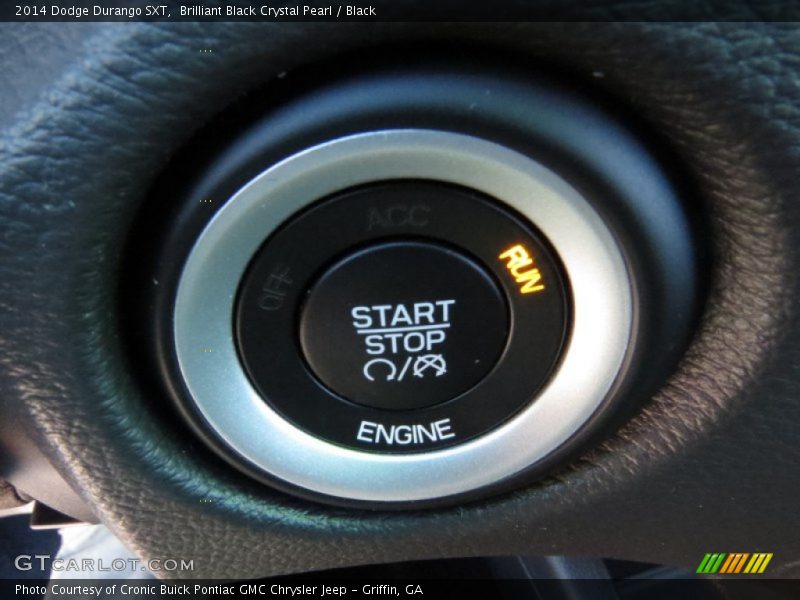 Brilliant Black Crystal Pearl / Black 2014 Dodge Durango SXT