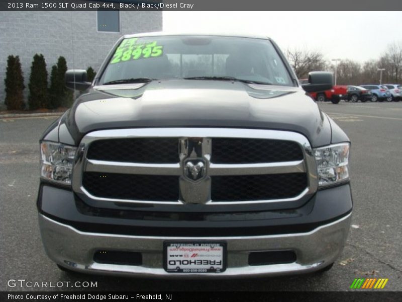 Black / Black/Diesel Gray 2013 Ram 1500 SLT Quad Cab 4x4