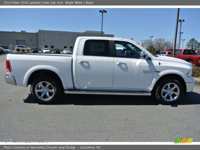 Bright White / Black 2014 Ram 1500 Laramie Crew Cab 4x4