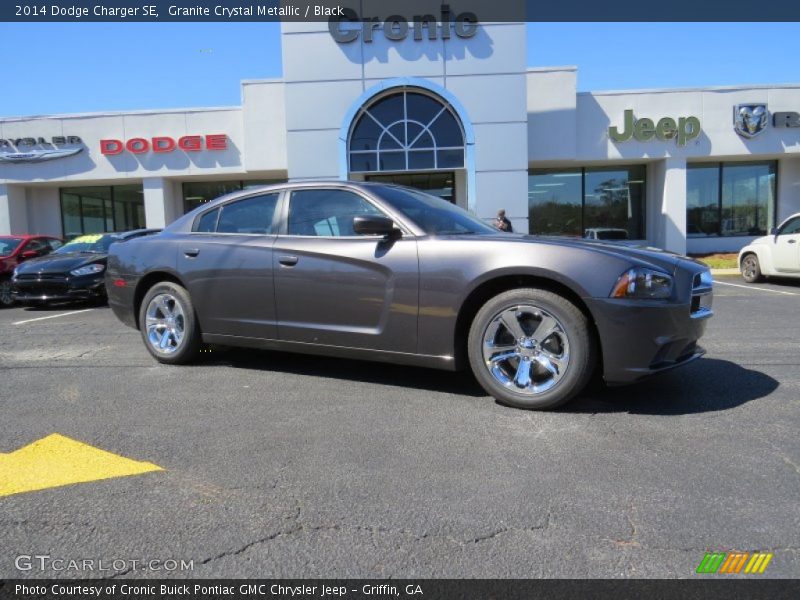 Granite Crystal Metallic / Black 2014 Dodge Charger SE