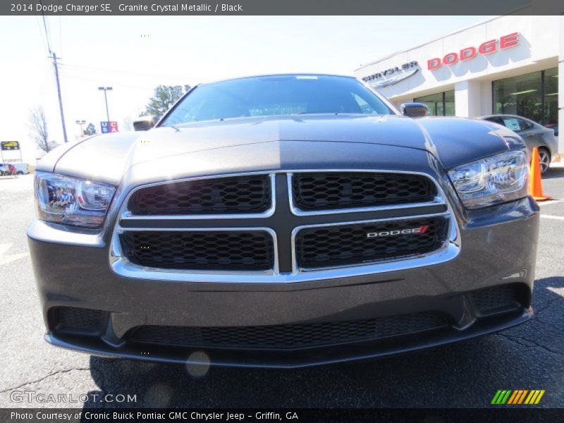 Granite Crystal Metallic / Black 2014 Dodge Charger SE