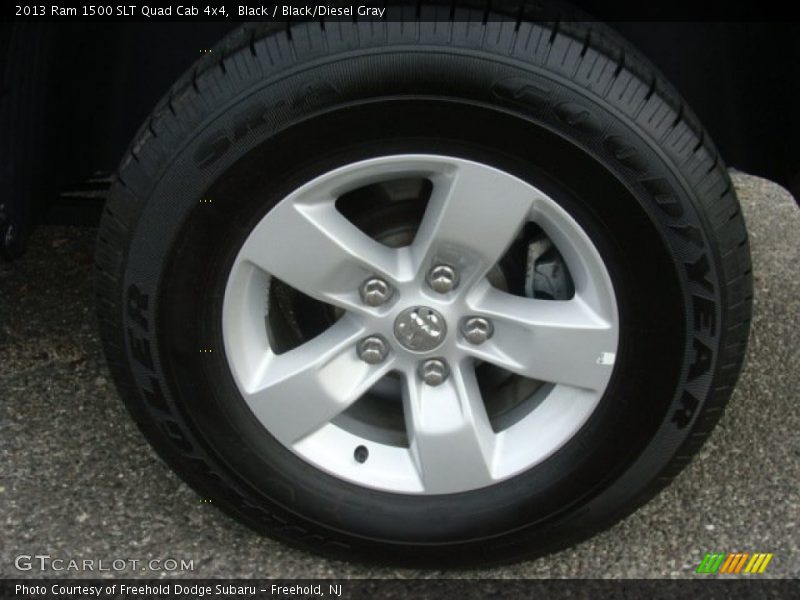 Black / Black/Diesel Gray 2013 Ram 1500 SLT Quad Cab 4x4