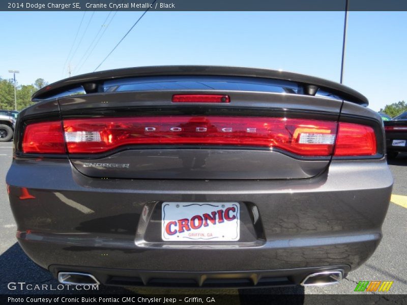 Granite Crystal Metallic / Black 2014 Dodge Charger SE