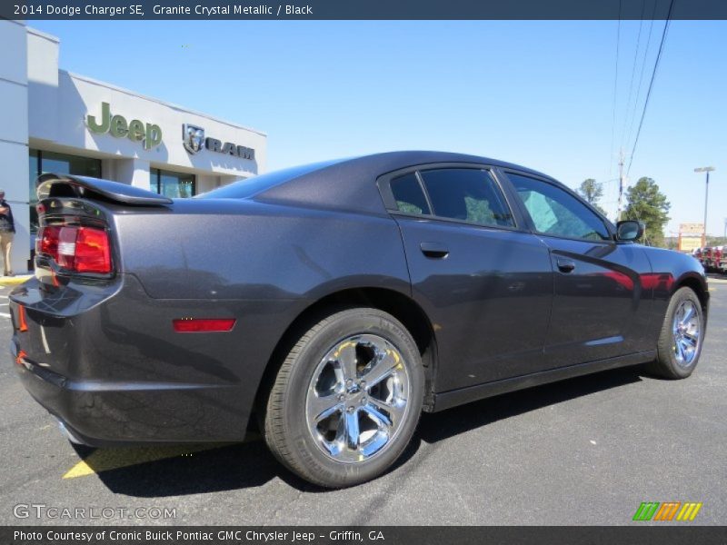 Granite Crystal Metallic / Black 2014 Dodge Charger SE