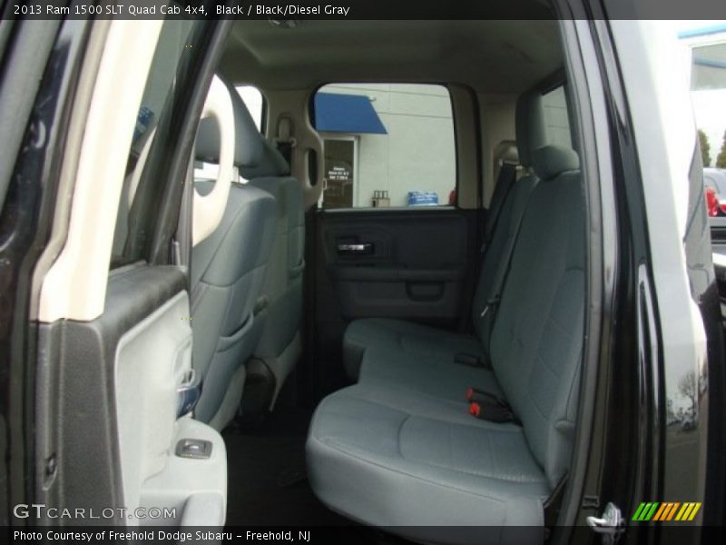 Black / Black/Diesel Gray 2013 Ram 1500 SLT Quad Cab 4x4