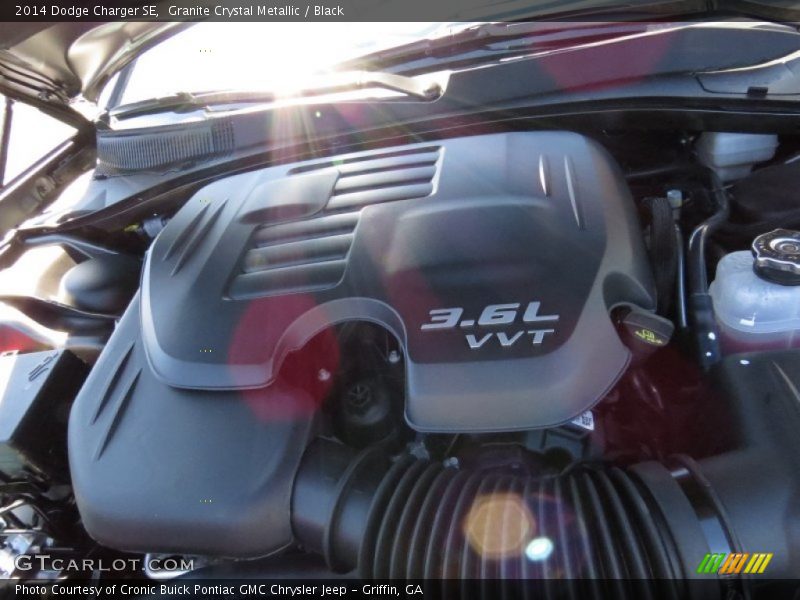Granite Crystal Metallic / Black 2014 Dodge Charger SE
