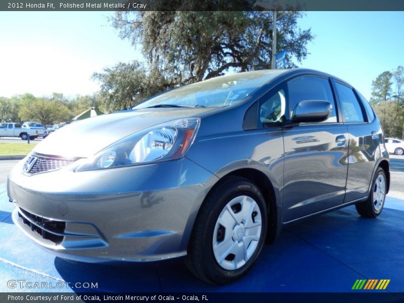 Polished Metal Metallic / Gray 2012 Honda Fit