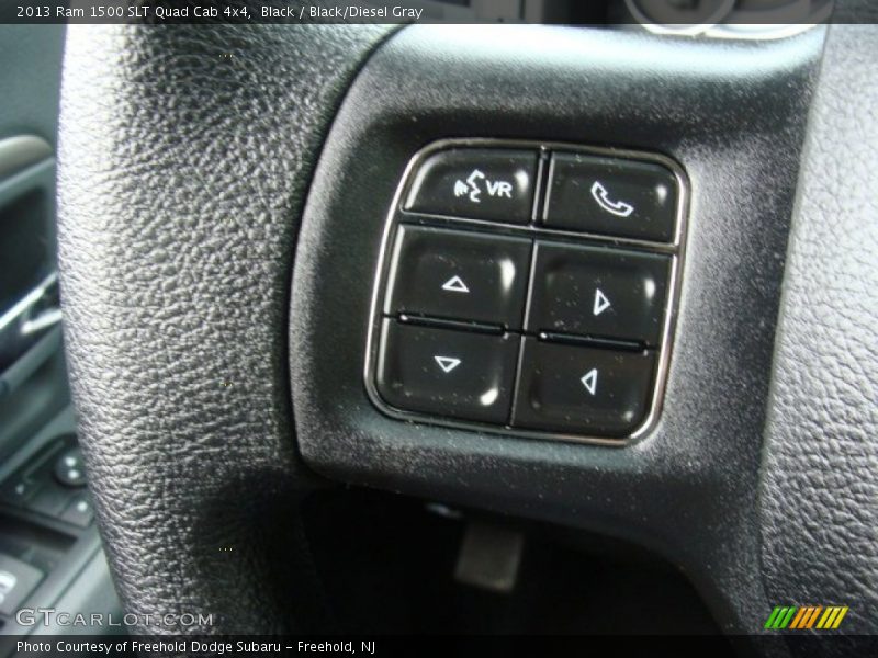 Black / Black/Diesel Gray 2013 Ram 1500 SLT Quad Cab 4x4