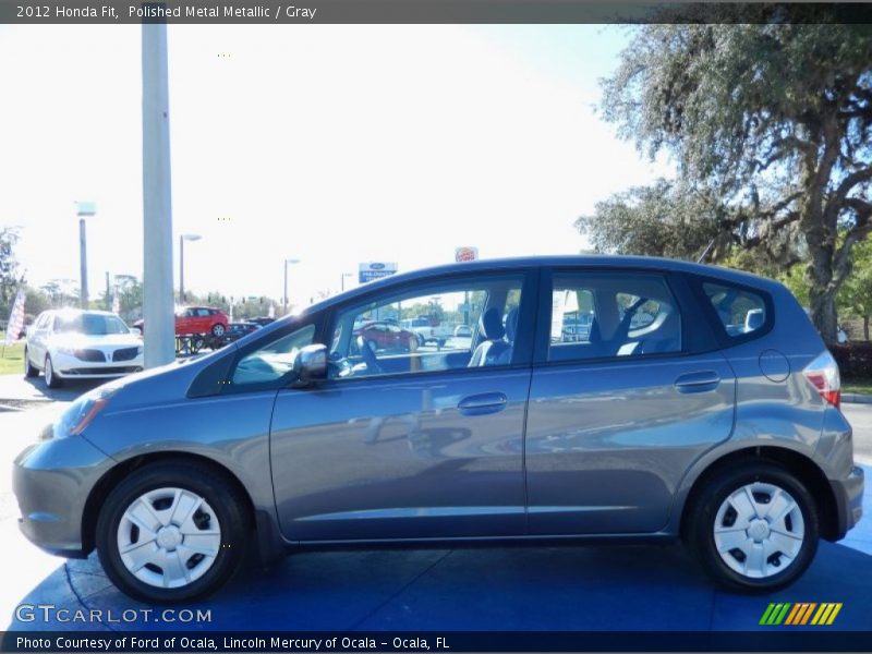 Polished Metal Metallic / Gray 2012 Honda Fit