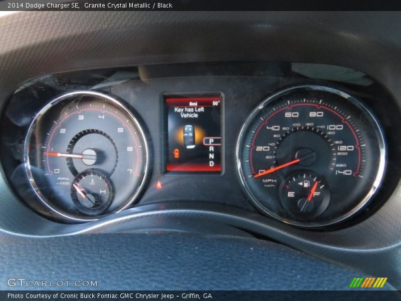 Granite Crystal Metallic / Black 2014 Dodge Charger SE