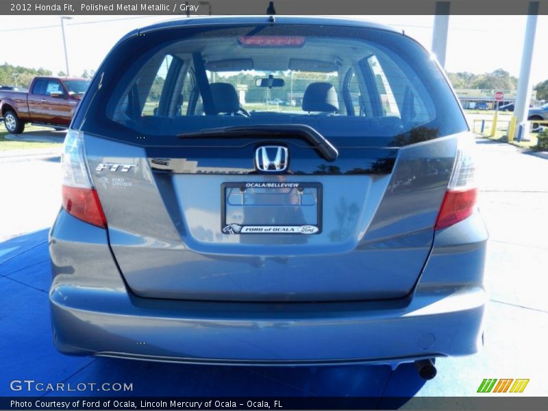 Polished Metal Metallic / Gray 2012 Honda Fit
