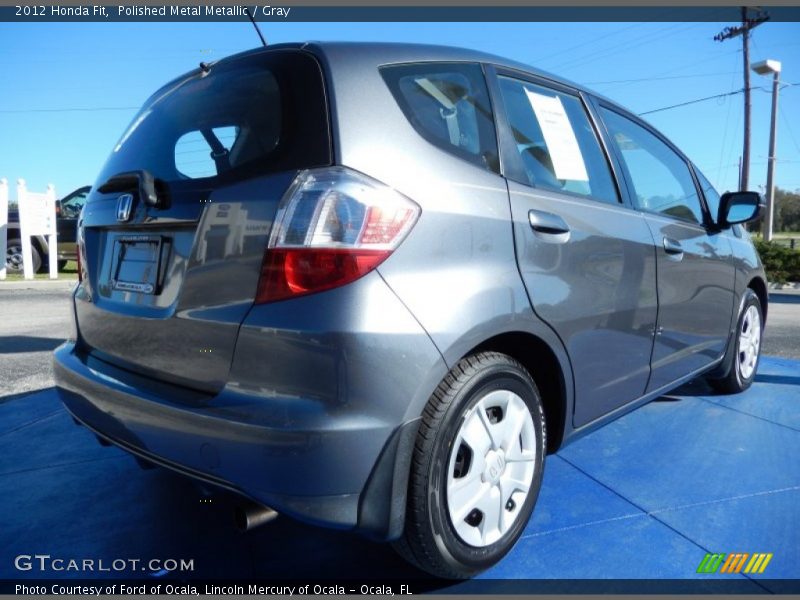 Polished Metal Metallic / Gray 2012 Honda Fit