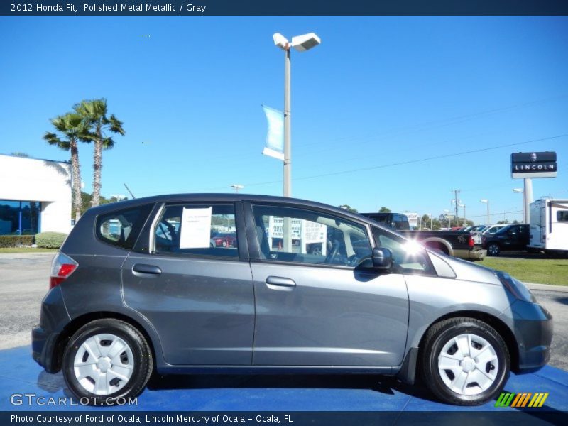 Polished Metal Metallic / Gray 2012 Honda Fit