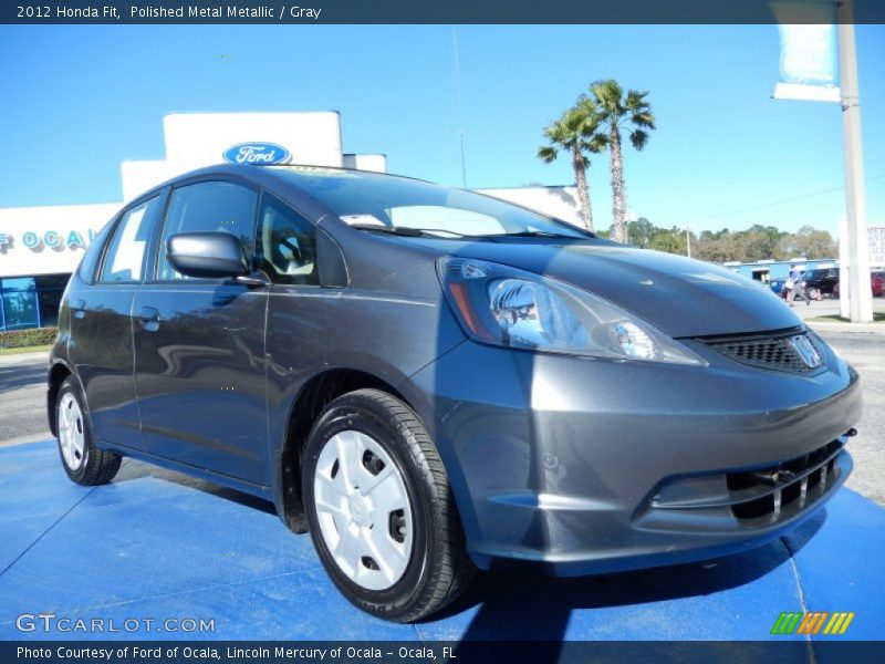 Polished Metal Metallic / Gray 2012 Honda Fit