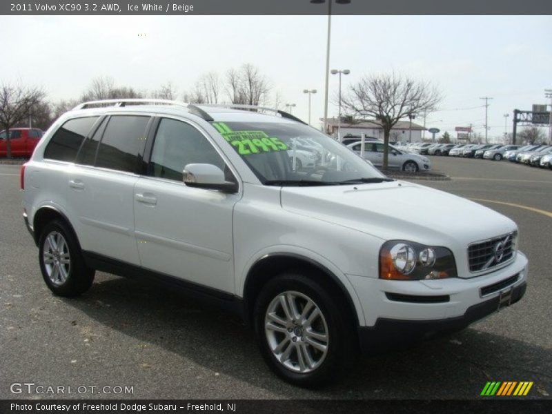 Ice White / Beige 2011 Volvo XC90 3.2 AWD