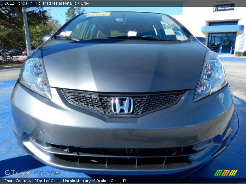 Polished Metal Metallic / Gray 2012 Honda Fit