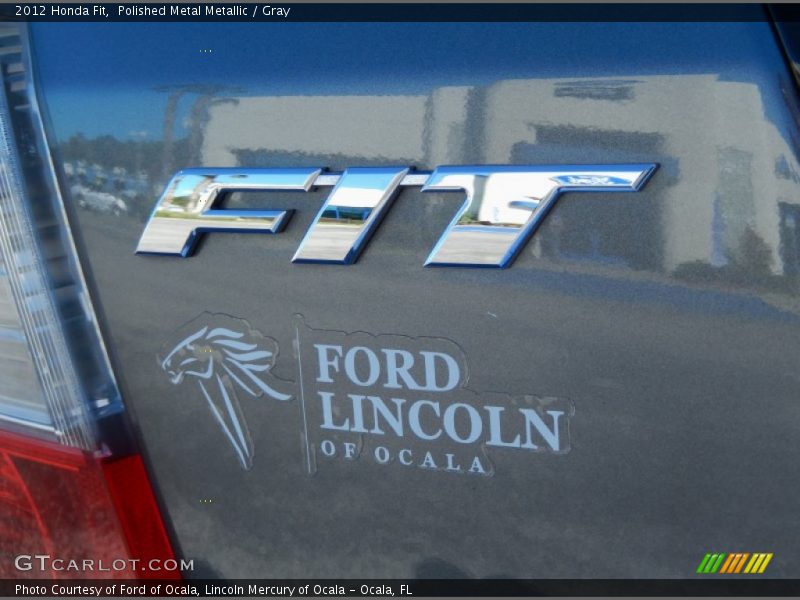 Polished Metal Metallic / Gray 2012 Honda Fit