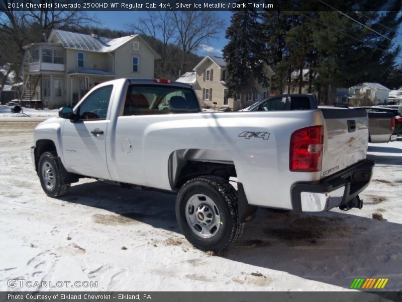 Silver Ice Metallic / Dark Titanium 2014 Chevrolet Silverado 2500HD WT Regular Cab 4x4