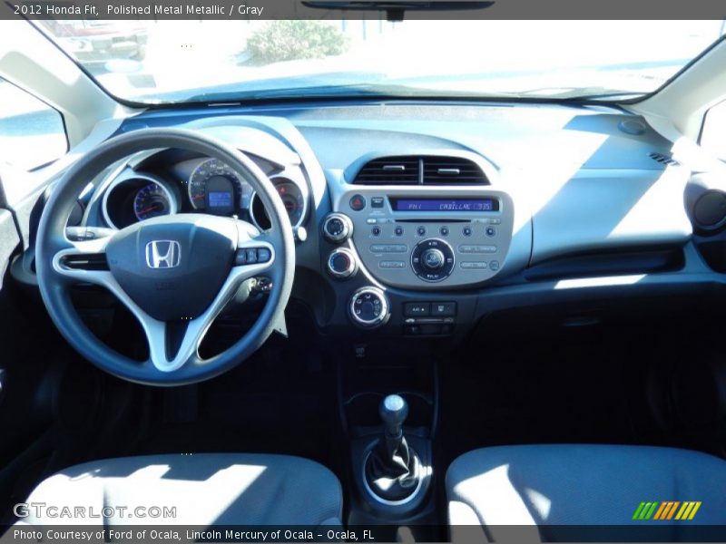 Polished Metal Metallic / Gray 2012 Honda Fit