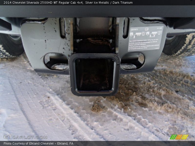 Silver Ice Metallic / Dark Titanium 2014 Chevrolet Silverado 2500HD WT Regular Cab 4x4