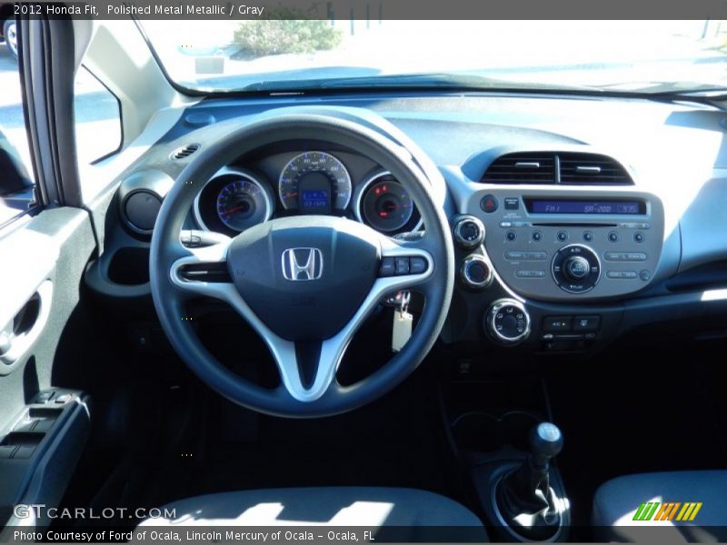 Polished Metal Metallic / Gray 2012 Honda Fit