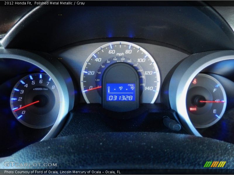 Polished Metal Metallic / Gray 2012 Honda Fit