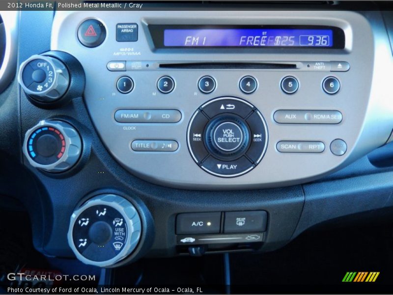 Polished Metal Metallic / Gray 2012 Honda Fit