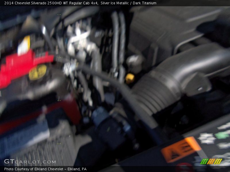 Silver Ice Metallic / Dark Titanium 2014 Chevrolet Silverado 2500HD WT Regular Cab 4x4