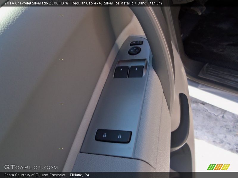 Silver Ice Metallic / Dark Titanium 2014 Chevrolet Silverado 2500HD WT Regular Cab 4x4