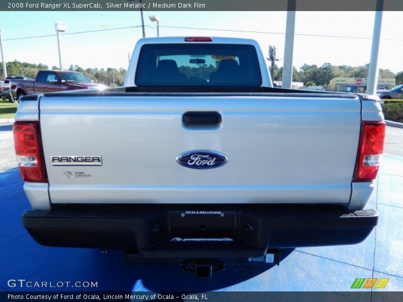 Silver Metallic / Medium Dark Flint 2008 Ford Ranger XL SuperCab