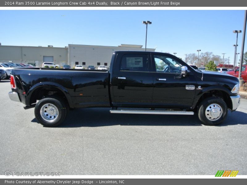  2014 3500 Laramie Longhorn Crew Cab 4x4 Dually Black