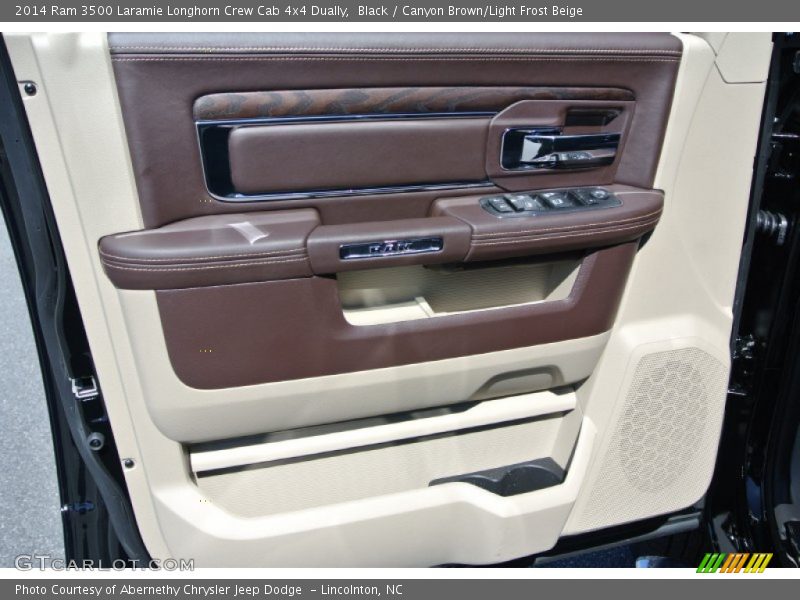 Door Panel of 2014 3500 Laramie Longhorn Crew Cab 4x4 Dually
