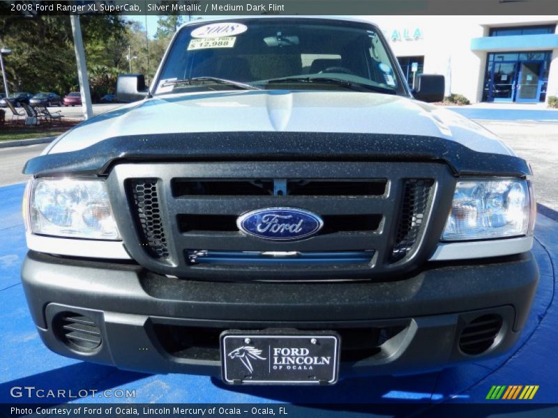 Silver Metallic / Medium Dark Flint 2008 Ford Ranger XL SuperCab