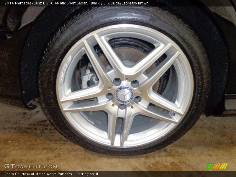 Black / Silk Beige/Espresso Brown 2014 Mercedes-Benz E 350 4Matic Sport Sedan